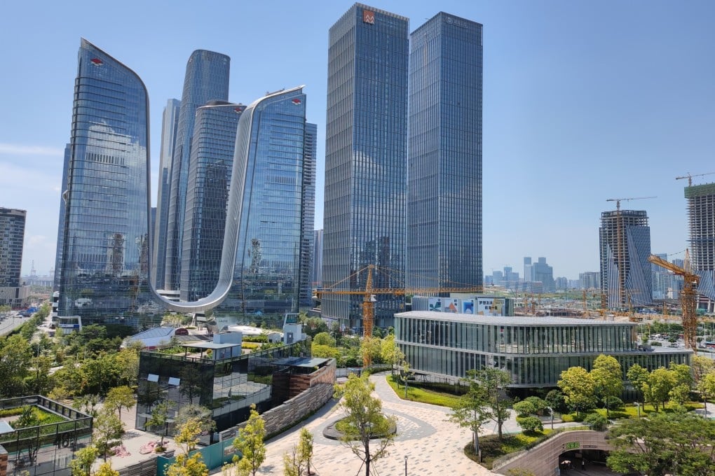 A view of Shenzhen’s Qianhai area, a major part of the China (Guangdong) Pilot Free Trade Zone, on August 25, 2020. Photo: VCG via Getty Images