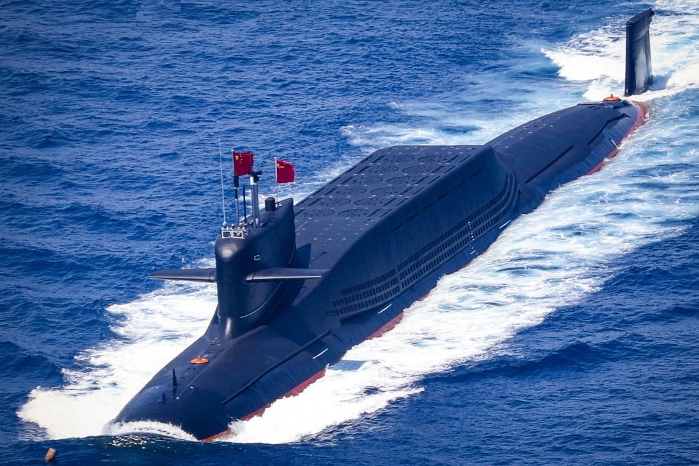 An undated image of a PLA Type 094 strategic nuclear-powered ballistic missile submarine. Photo: Handout