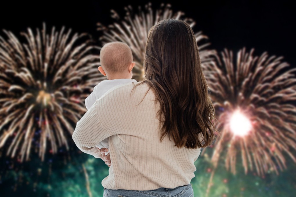 A Chinese boy with heart disease tragically died in his mother’s arms while watching fireworks. Photo: SCMP composite/Shutterstock