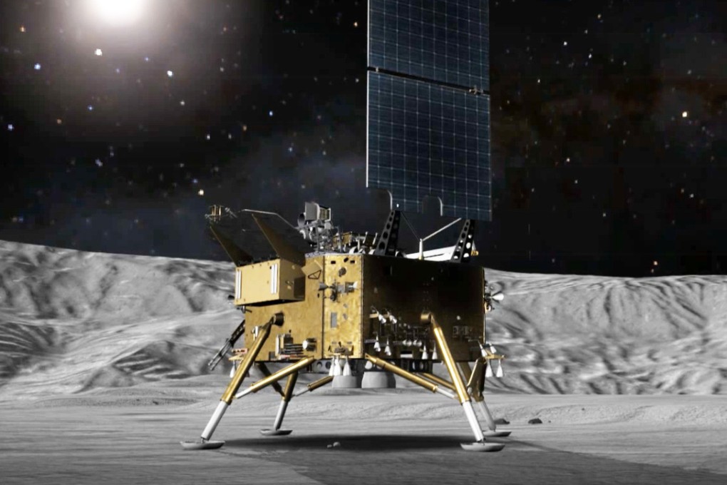 In addition to the robot, the Chang’e-8 mission will also feature a lunar rover. Illustration: CNSA