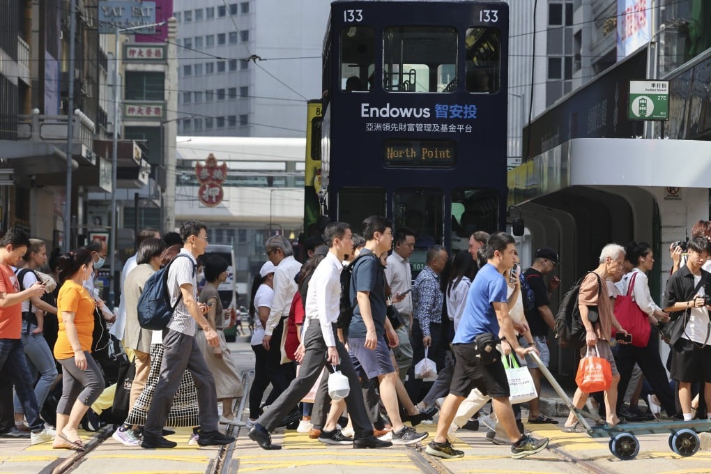 Hong Kong’s bustling Central district. Photo: Jelly Tse
