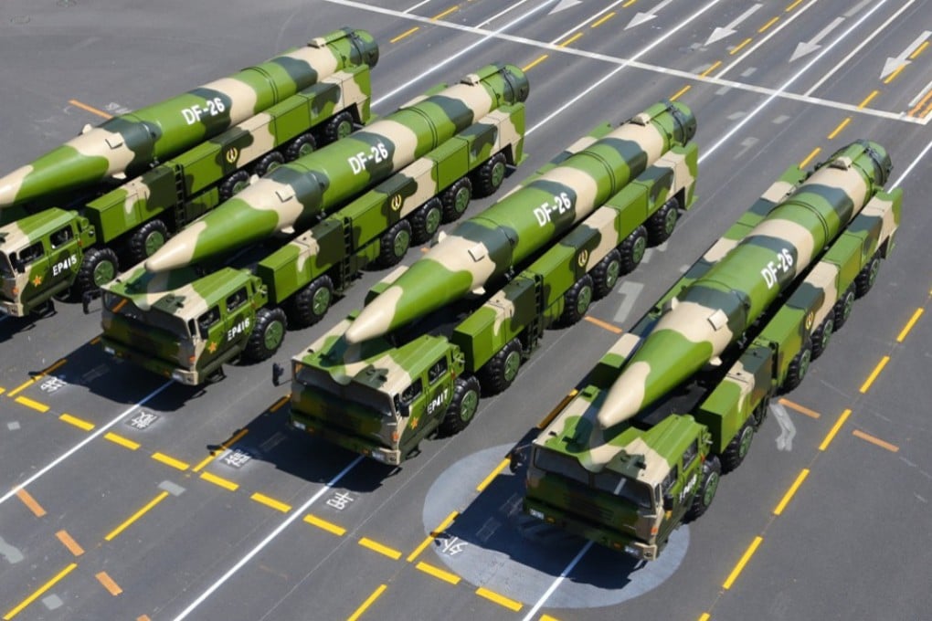 The DF-26 is known as China’s first conventionally-armed ballistic missile capable of reaching Guam. Photo: Xinhua
