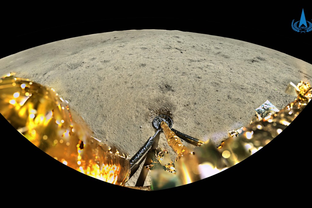 A view of the lunar surface as taken by the Chang’e-6 probe in June. Photo: EPA-EFE