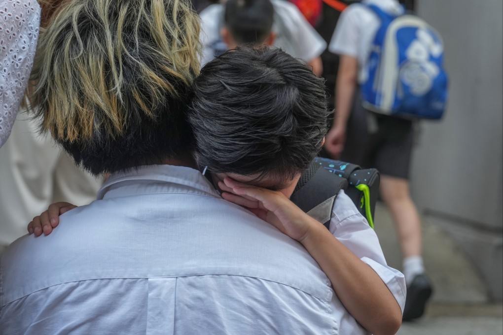 Students go to school in Wan Chai on September 2, the first day of the academic year. Photo: Sam Tsang