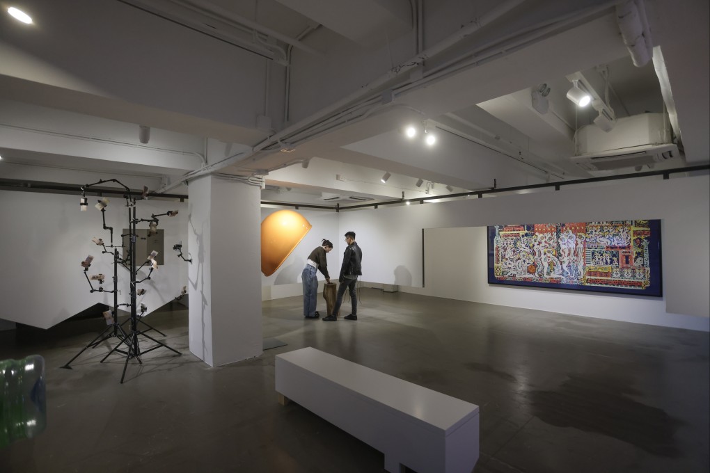 How To Be Happy Together at the Para Site art space in Hong Kong features works that consider the human connections economic migrants make and the sense of homelessness engendered by exile. Photo: Jonathan Wong