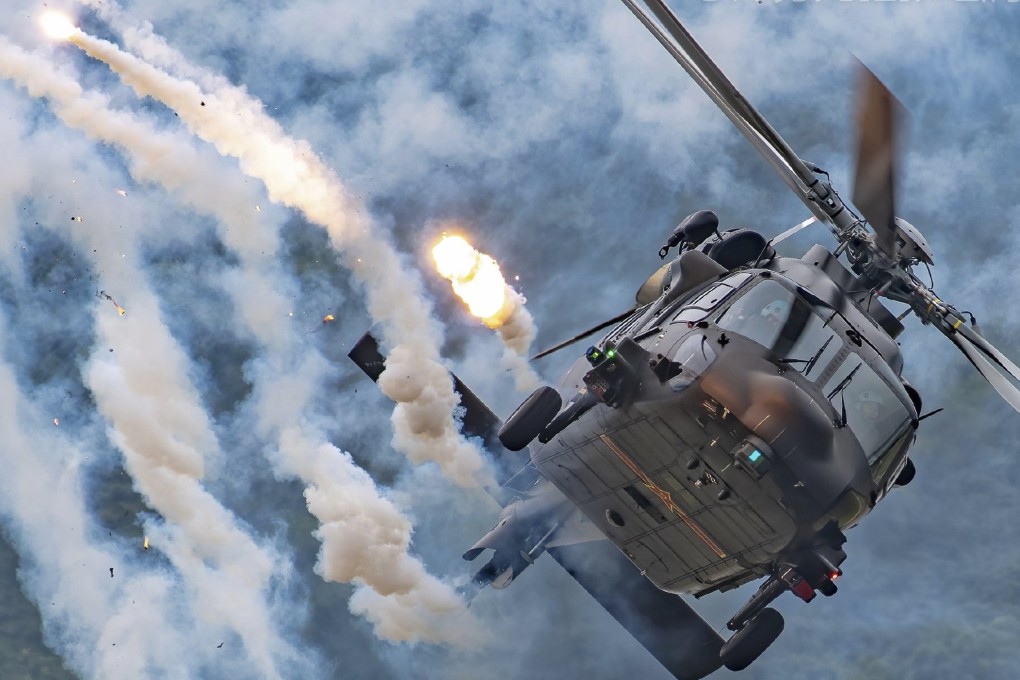 The Z-20 medium-lift helicopter has a longer range and higher capacity than the smaller Z-9 that is usually deployed on Chinese coastguard frigates. Photo: Weibo