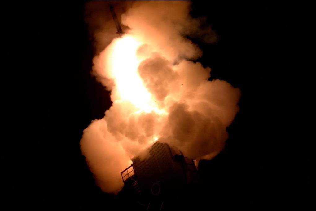 The US conducted a missile interception test in Guam on December 10. Photo: Reuters