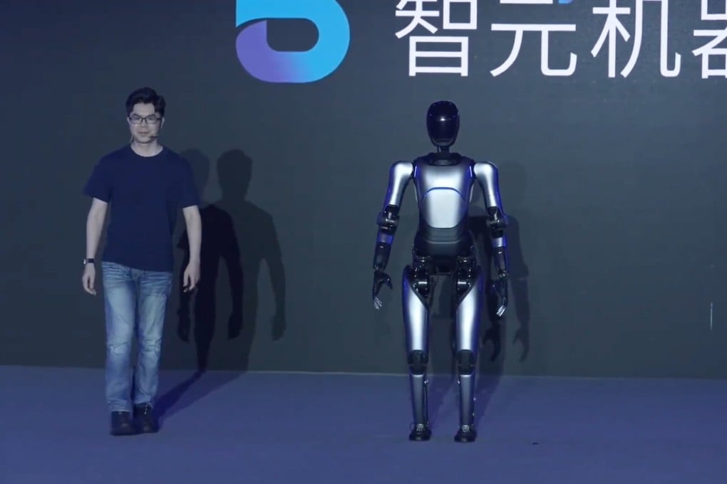 Agibot’s humanoid robot was unveiled at an event in Shanghai on August 18, 2024. Photo: Handout