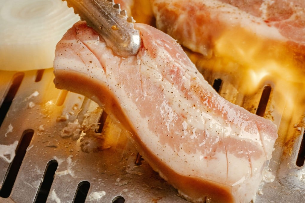 Samgyeopsal (grilled pork belly) at Saemul Sikdang, a new Korean restaurant in Hong Kong opened by Culinary Class Wars judge Paik Jong-won. It’s one of 11 new places at which to eat in January. Photo: Nicholas Wong/Sixteen Photography