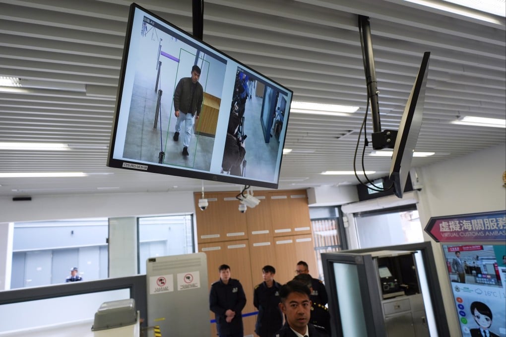 Residents must pre-register to use the facial recognition channels. Photo: Eugene Lee