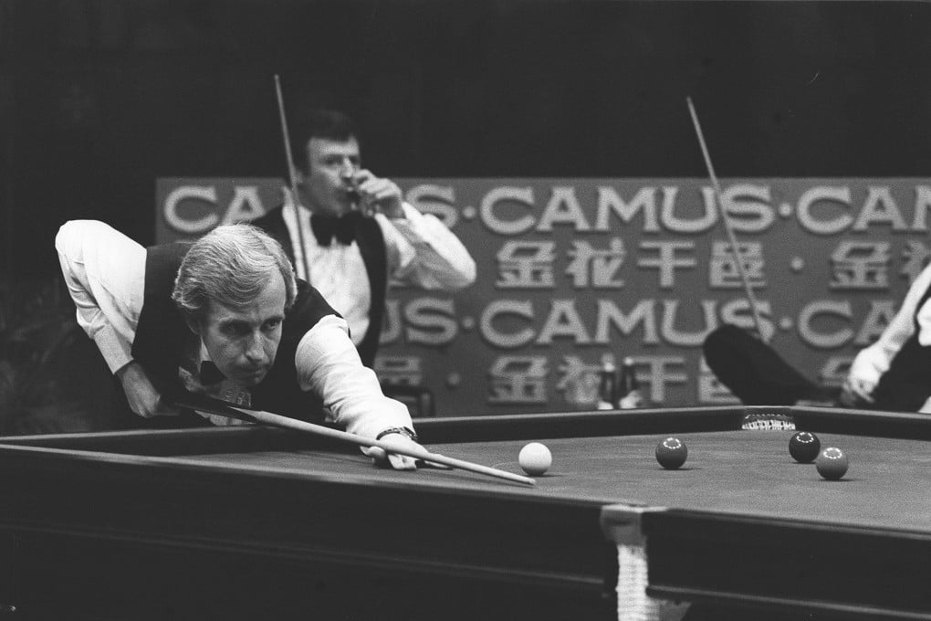 Terry Griffiths in action during the semi-final of the Hong Kong Camus Masters Snooker Tournament in August, 1983. Photo: Sunny Lee