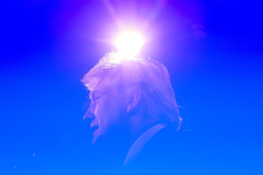 US President-elect Donald Trump at AmericaFest in Phoenix, Arizona, on Sunday. Photo: Reuters