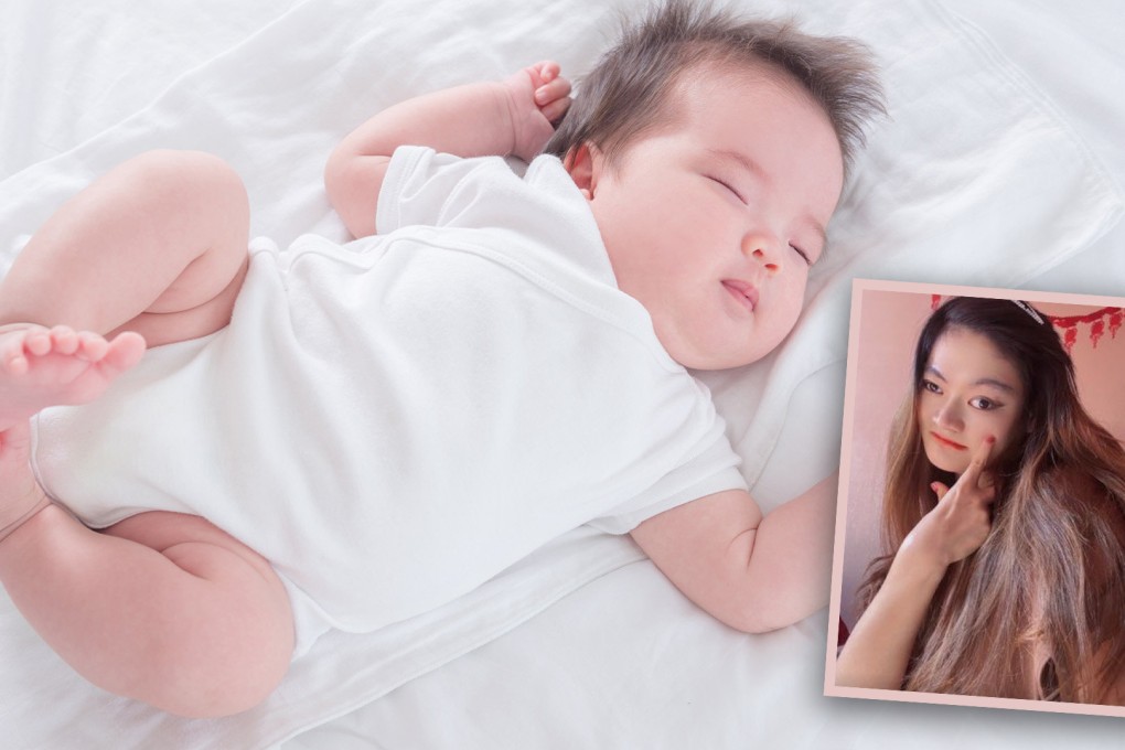 A brain damaged woman in China has hit back a online criticism that her decision to start a family is irresponsible. Photo: SCMP composite/Shutterstock/Douyin