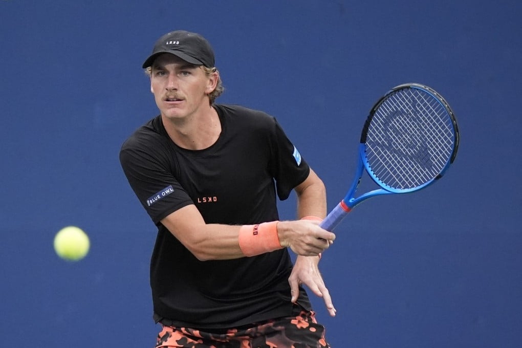 Max Purcell, seen here playing against Tommy Paul of the United States at the US Open, will not be able to play in the Australian Open in January. Photo: AP