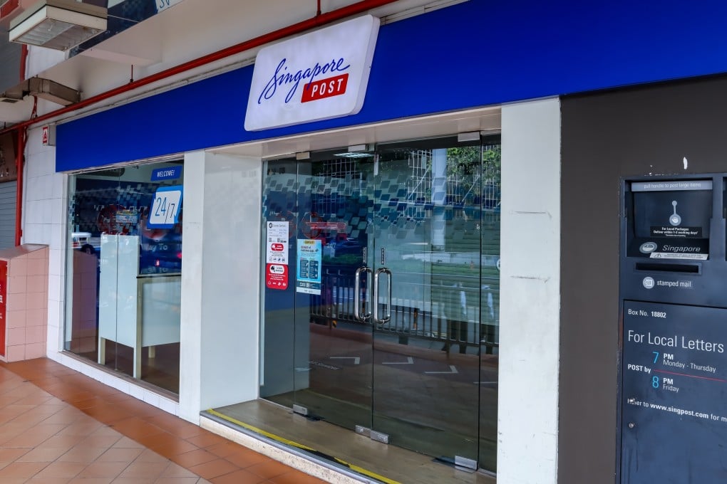 A Singapore Post branch at Bras Basah Complex. Photo: Shutterstock