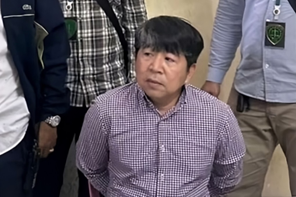 Cambodian businessman Srey Sina was sentenced to 31 years in prison for killing a young couple. Photo: YouTube/KampucheaTV
