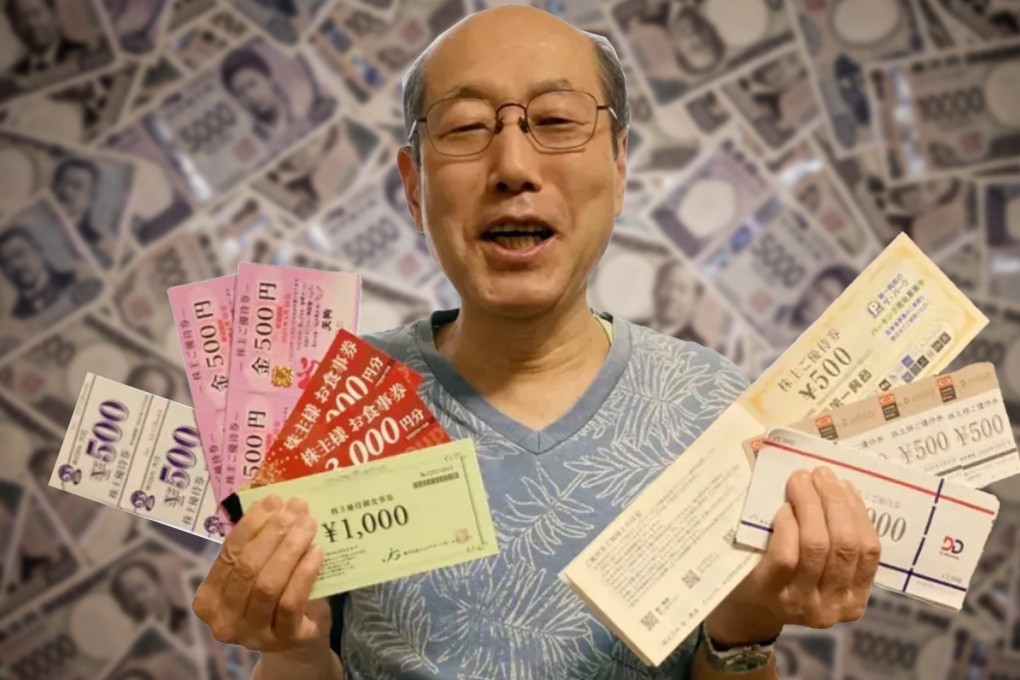 An eldery man in Japan has been dubbed “God of Freebies” due to his love of free offers and coupon deals. Photo: SCMP composite/Shutterstock/QQ.com