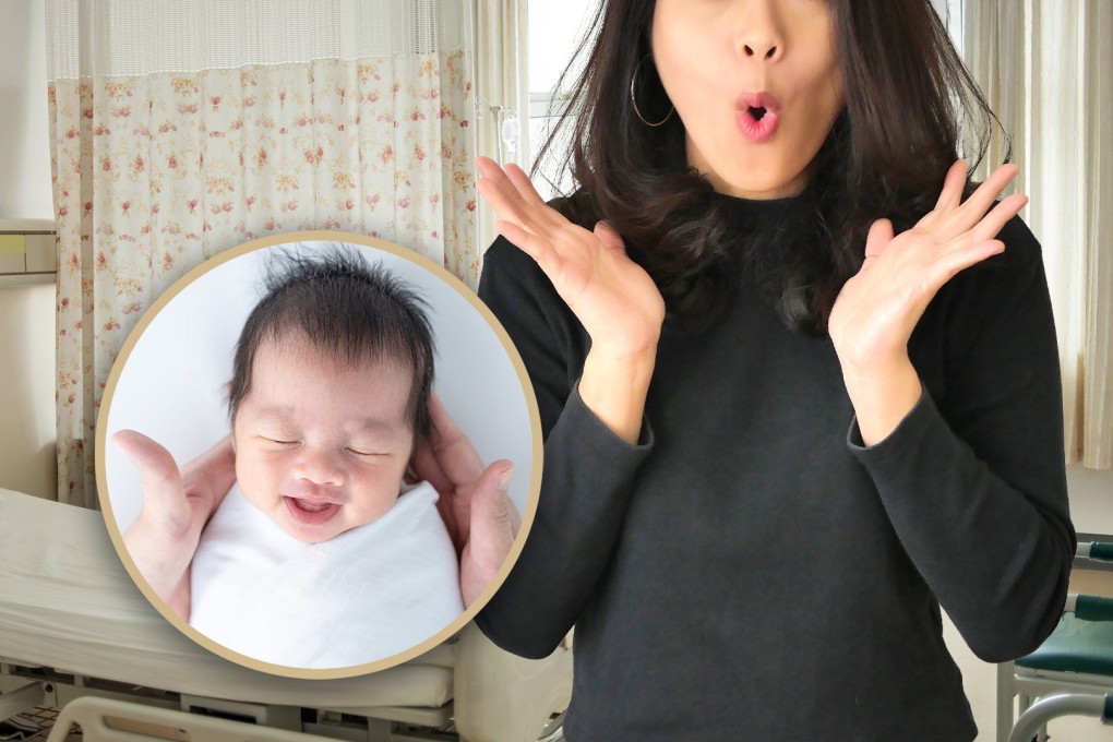 A woman in China who discovered she was 34 weeks pregnant by chance during a unrelated clinic visit gave birth to a baby boy four hours later. Photo: SCMP composite/Shutterstock
