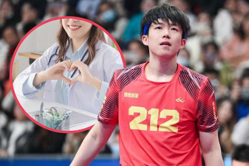 A doctor in China has been disciplined for sharing a medical report on table tennis star Wang Chuqin after getting the sports star’s autograph.
Photo: SCMP composite/Shutterstock/Weibo