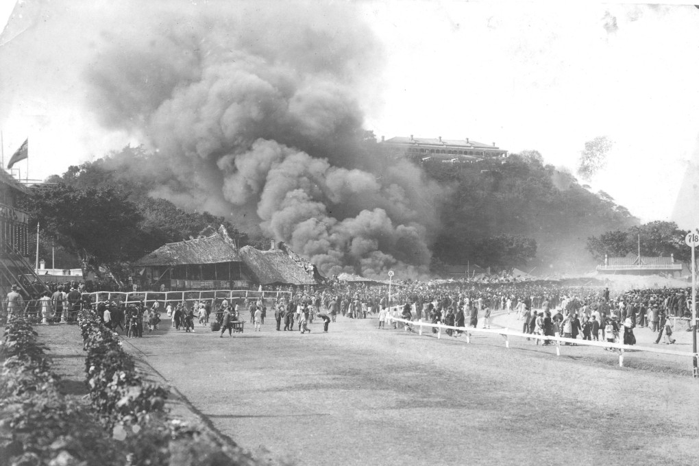 Six hundred lives were lost when a fire ravaged Happy Valley Racecourse in Hong Kong, in 1918. Photo: SCMP Archives