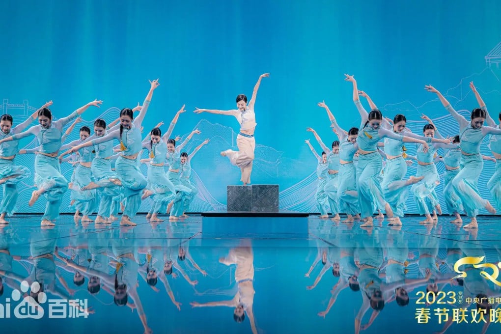 A screenshot from the Spring Festival TV gala in 2023. Photo: CCTV