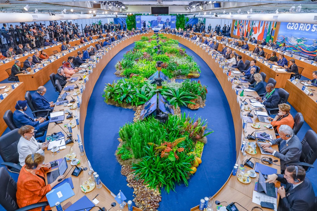 A session to discuss sustainable development and energy transition on the sidelines of the G20 summit on November 19 in Rio de Janeiro, Brazil. Photo: G20/dpa