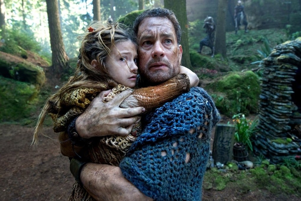Tom Hanks and Raevan Lee Hanan in a still from Cloud Atlas. The 2012 film by the Wachowskis and Tom Tykwer, based on David Mitchell’s novel, flopped everywhere except China, despite fans there seeing an edited version. Photo: Warner Bros