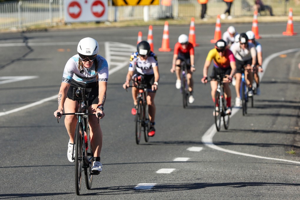 The women’s race in the Ironman 70.3 World Championship takes place this month in Taupo, New Zealand. Photo: Xinhua