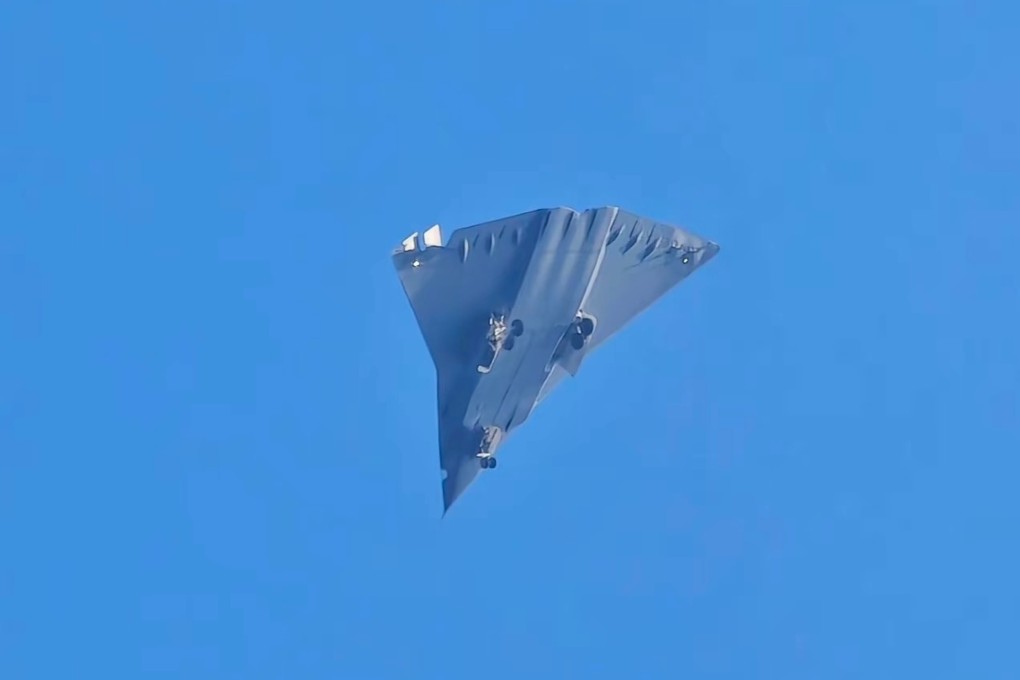 Images of the mystery aircraft with its distinctive appearance began circulating on Chinese social media platforms on Thursday. Photo: Weibo/师伟微博