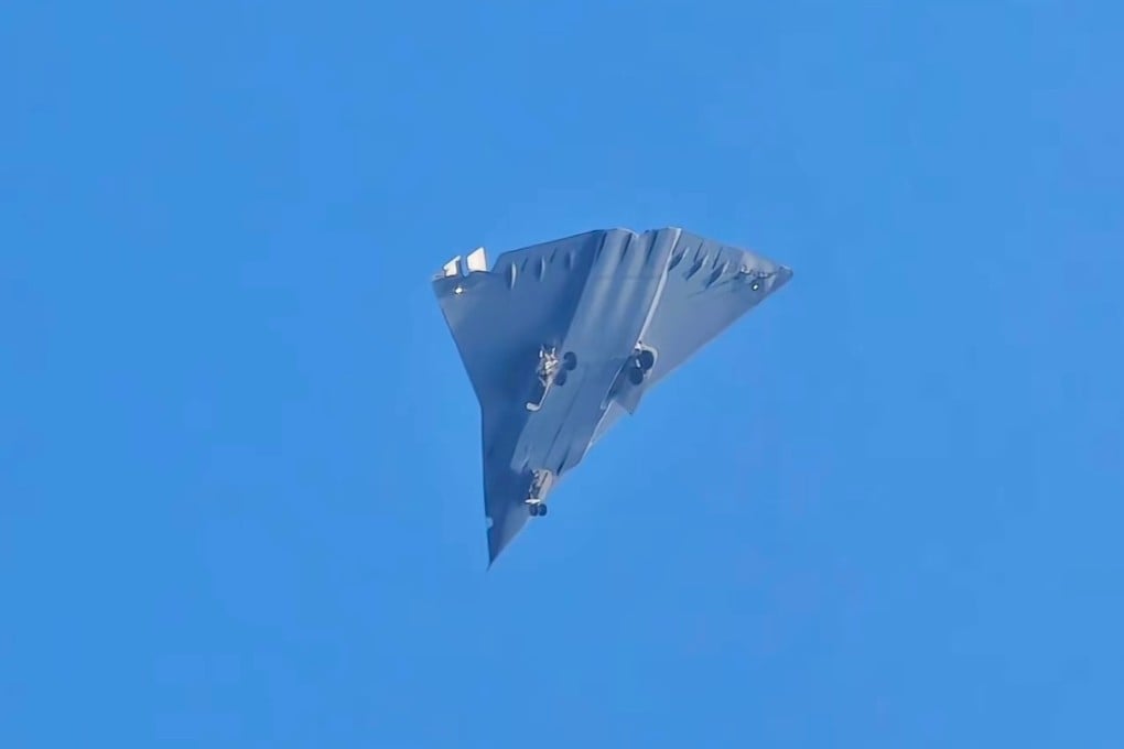 Images of the mystery aircraft with its distinctive appearance began circulating on Chinese social media platforms on Thursday. Photo: Weibo/师伟微博