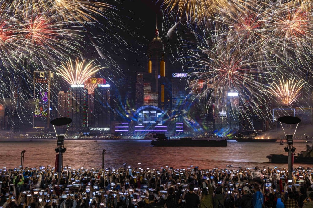 An illustration of the coming fireworks display to mark the start of 2025. Photo: Handout