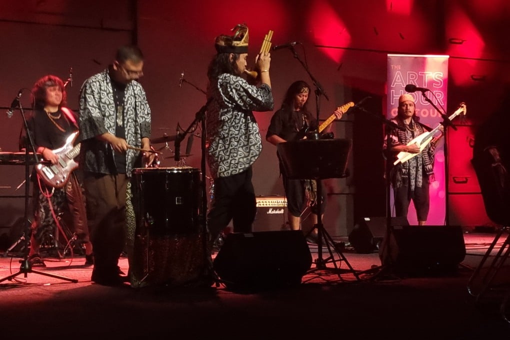 Tuni Sundatang performing on stage at a show in Kuala Lumpur. Photo: Joseph Sipalan