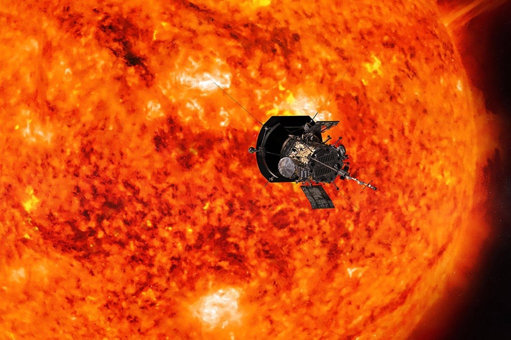 An artist’s impression of Nasa’s Parker Solar Probe. Photo: Nasa /Johns Hopkins APL / AFP / Handout