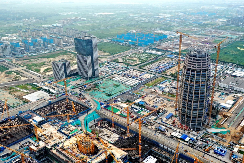 Xiongan New Area, about 100km south of Beijing, aims to become “a modern socialist city” by 2035. Photo: Xinhua