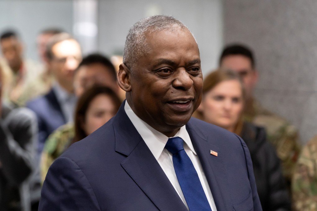US Secretary of Defence Lloyd Austin addresses military personnel from Japan, the United States, and Australia in Tokyo, Japan, on December 11, 2024. Photo: EPA-EFE/Pool