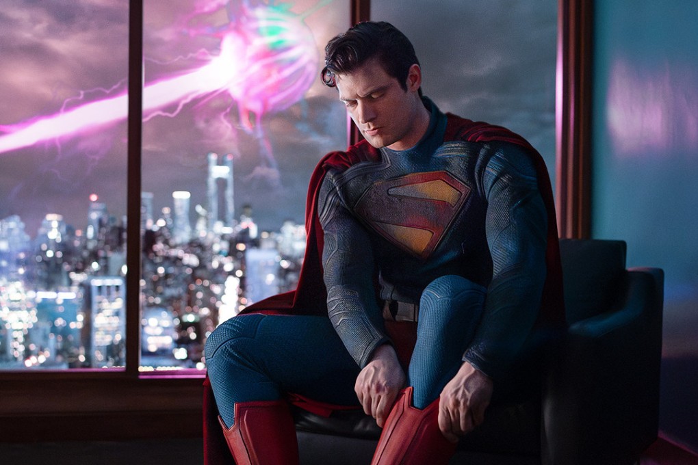 David Corenswet as Superman in a still from James Gunn’s Superman, one of nine things for fans of Hollywood to look forward to in 2025. Photo: Warner Bros Pictures