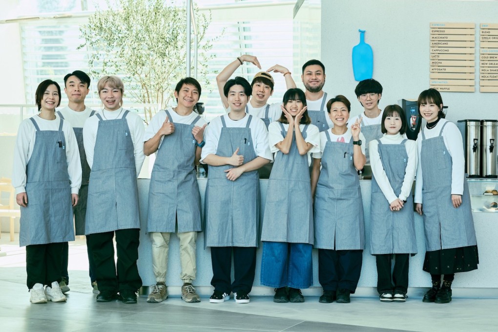 The baristas at Blue Bottle Coffee’s first Lantau cafe in Tung Chung, one of five new places to drink coffee in Hong Kong in January 2025. Photo: Blue Bottle Coffee