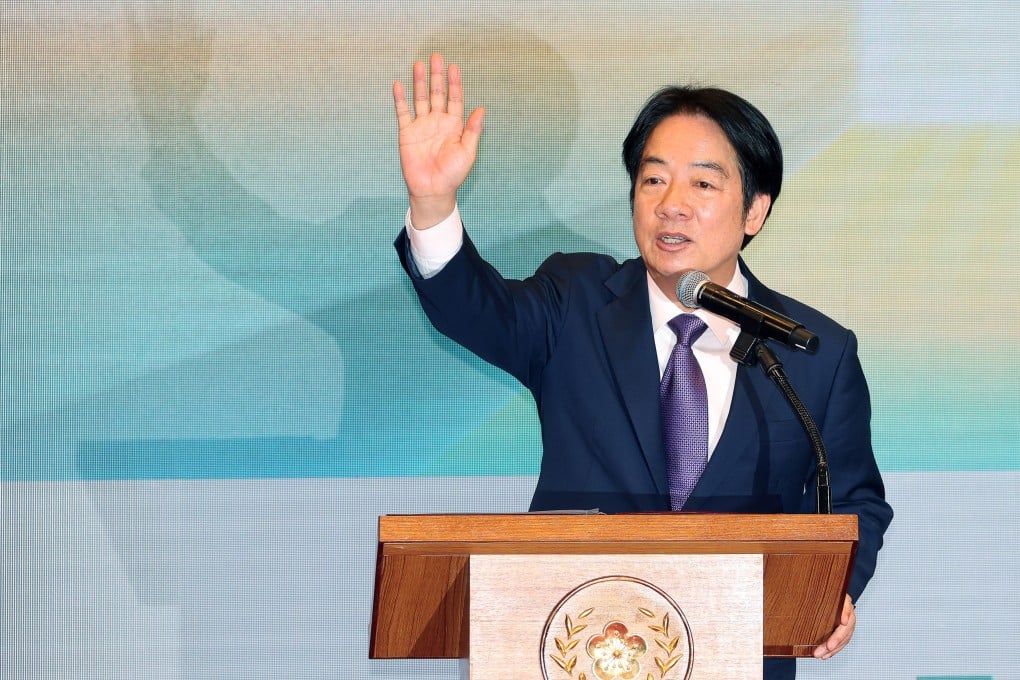 Taiwanese leader William Lai Ching-te said peace and stability in the Taiwan Strait was essential for world security and prosperity, during a New Year’s Day address. Photo: CNA