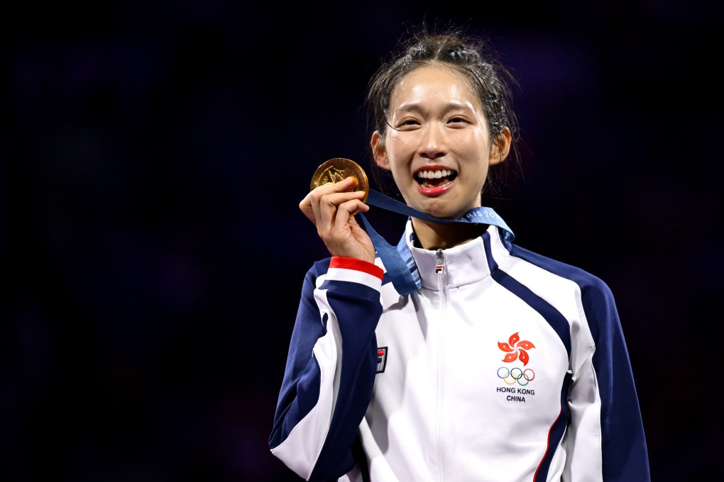 Hopefully we will see more tears of joy in 2025, like the ones Vivian Kong shed after winning gold in the women’s epee at the Paris Olympics. Photo: Xinhua