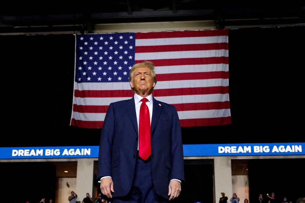 Donald Trump at a presidential campaign event, in Allentown, Pennsylvania, on October 29. Photo: Reuters