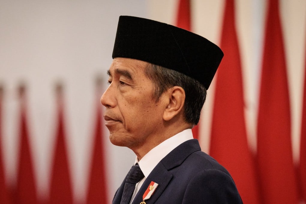 Then-Indonesian President Joko Widodo attends the inauguration of deputy ministers in Jakarta last July. Photo: AFP