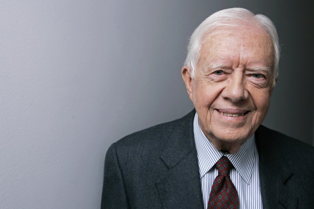 Former US president Jimmy Carter poses for a portrait during the Toronto International Film Festival in 2007. File photo: AP