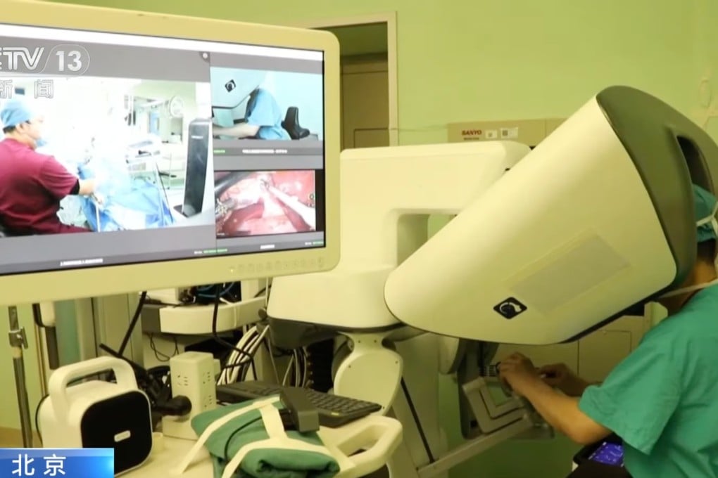 China said it has completed the world’s first satellite-based ultra-remote surgeries. Photo: CCTV