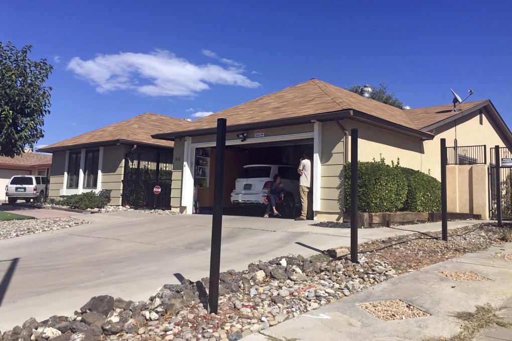 Poles for a new fence to keep fans at bay stand outside the house used in the TV series Breaking Bad in Albuquerque, in the US state of New Mexico eight years ago. The house is for sale. The price? Just under US$4 million. Photo: AP