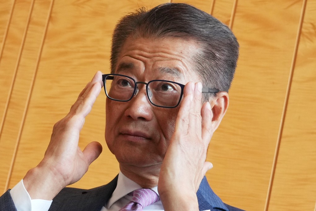 Financial Secretary Paul Chan has updated the deficit forecast to “hit somewhere about under HK$100 billion”. Photo: May Tse