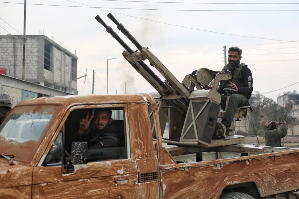 Syrian opposition fighters secure the area near Manbij in northern Syria, on Saturday. Photo: EPA-EFE