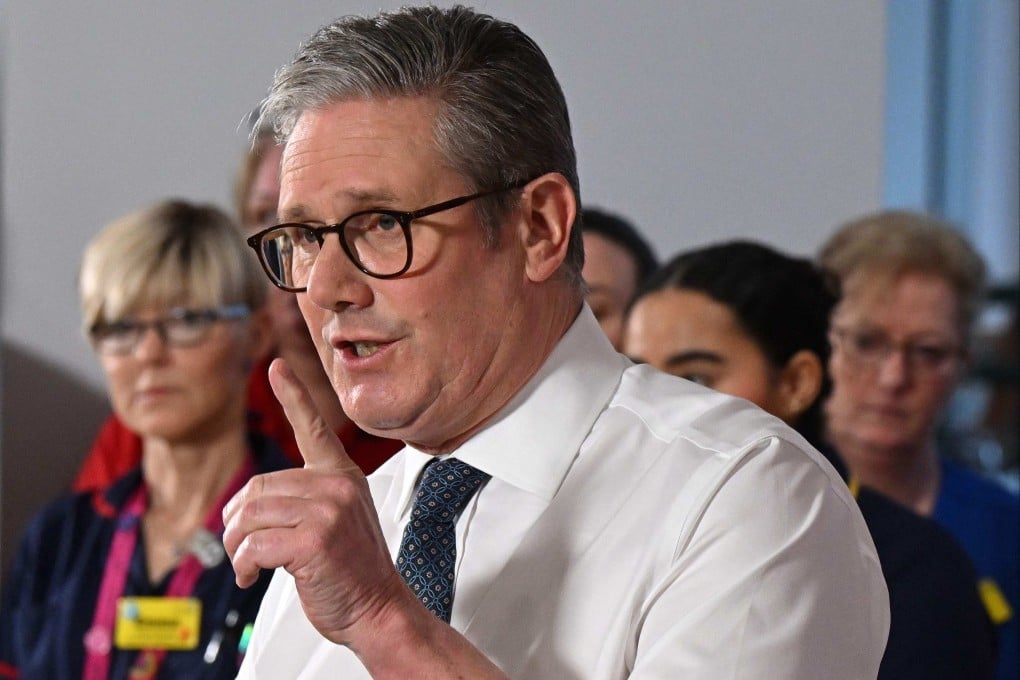 Britain’s Prime Minister Keir Starmer defended his record against Elon Musk’s attacks over historical child rape crimes. Photo: Pool/AFP