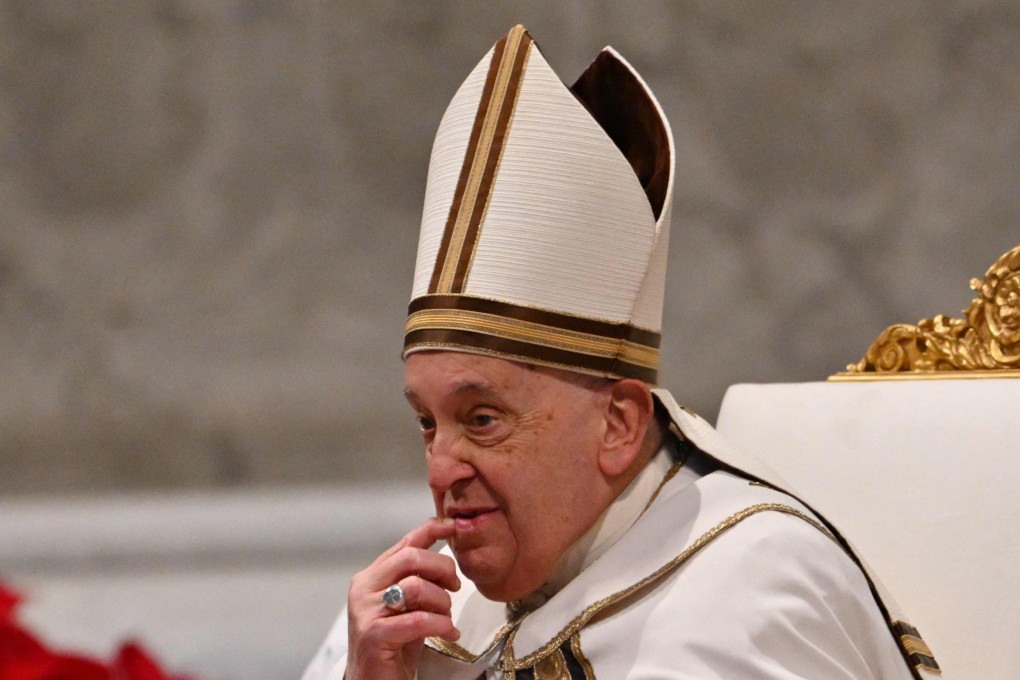 Pope Francis celebrates the Holy mass of the Epiphany in St Peter’s Basilica at the Vatican on January 6. Photo: AFP