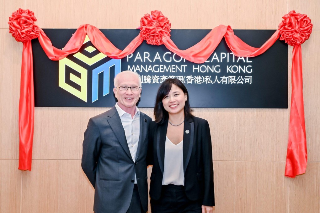 CEO Arthur Fong (left) and chief operating officer Faye Ng will lead Paragon’s fund operations in the city. Photo: Handout