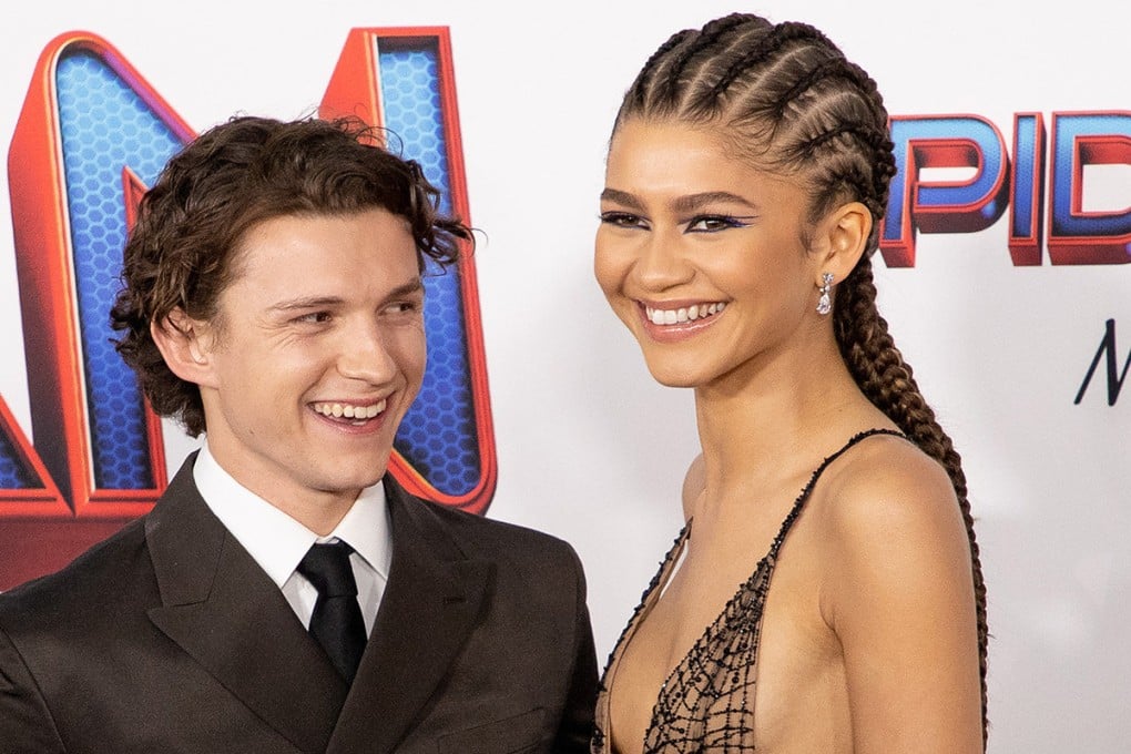 Tom Holland and Zendaya at the Los Angeles premiere of Spider-Man: No Way Home in 2021. Two sources close to the couple confirm they are  engaged. Photo: TNS